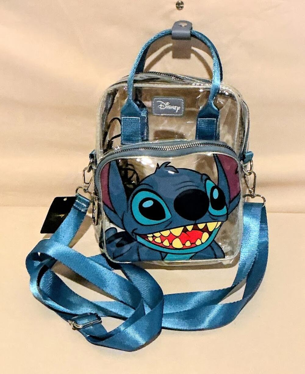 Disney Stitch Transparent Lights On Crossbody Bag